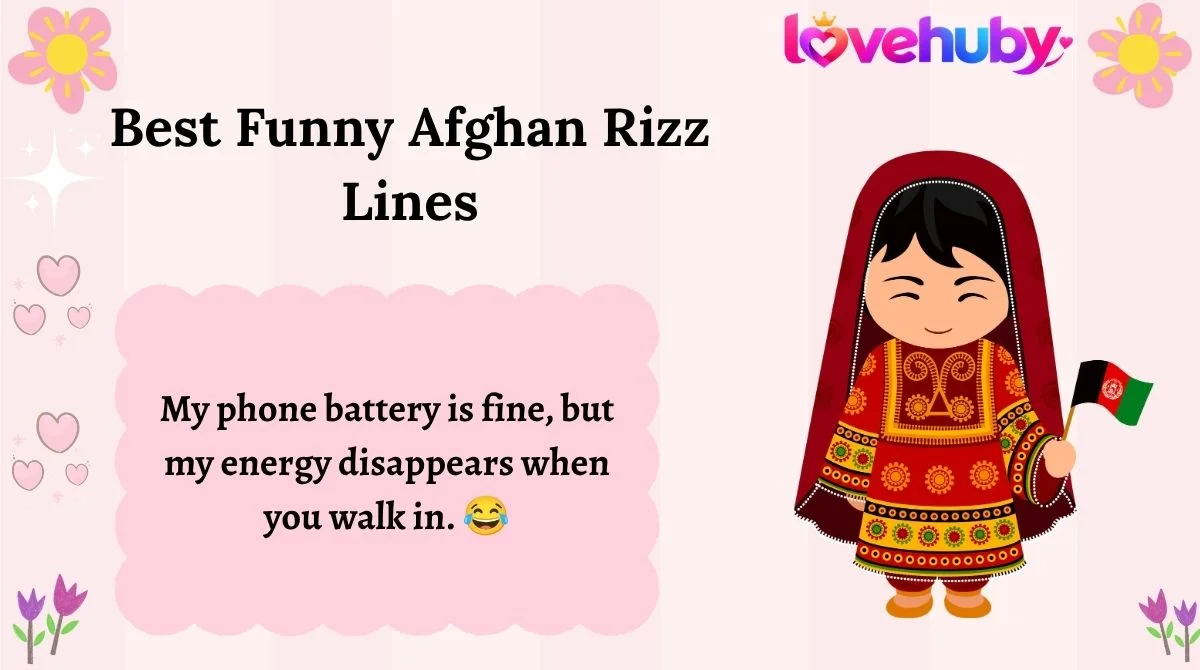 Best Funny Afghan Rizz Lines
