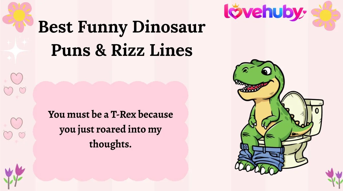 Best Funny Dinosaur Puns & Rizz Lines