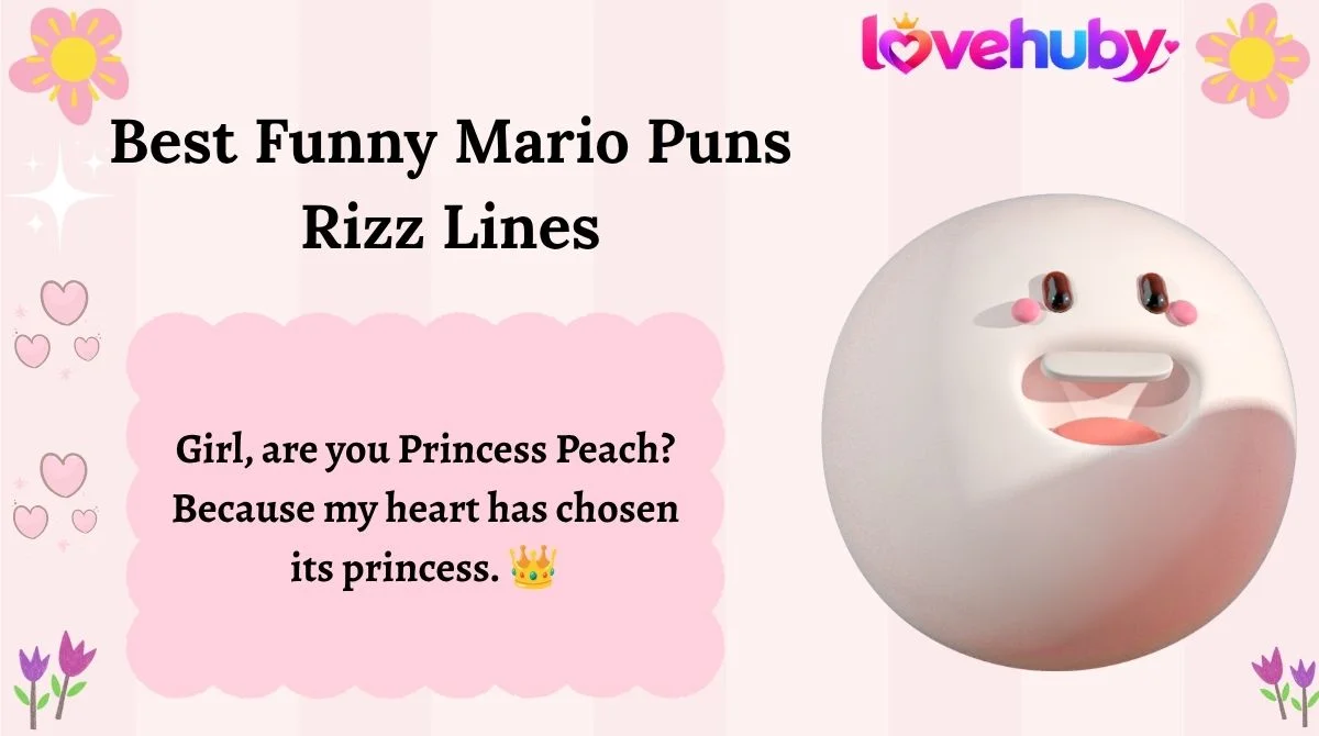 Best Funny Mario Puns Rizz Lines