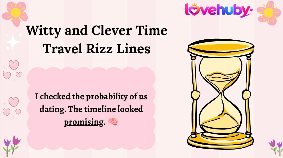Witty and Clever Time Travel Rizz Lines