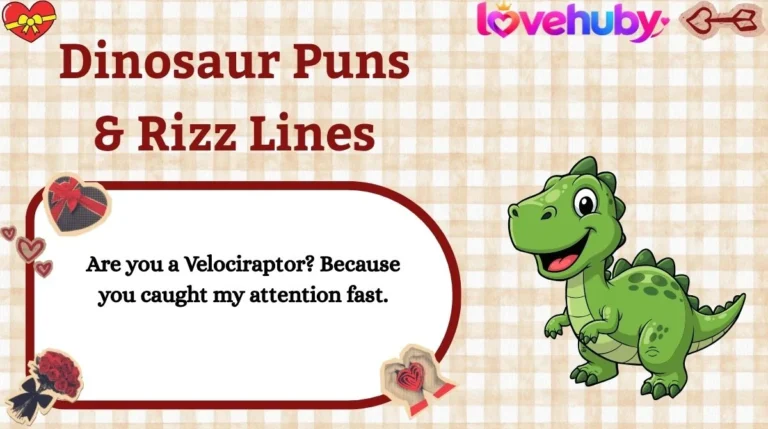 Dinosaur Puns & Rizz Lines