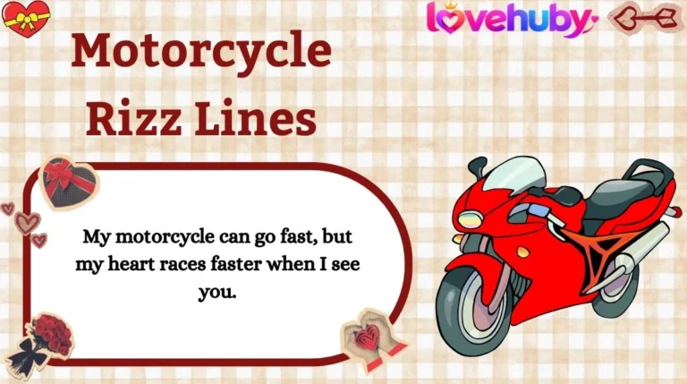 Motorcycle Rizz Lines